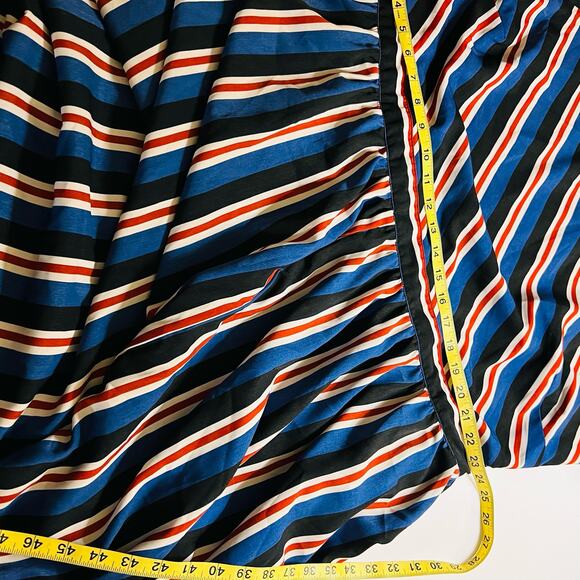 Soncy Multicolored Striped One Shoulder Maxi Dress Size 4X NWT - Picture 8 of 9
